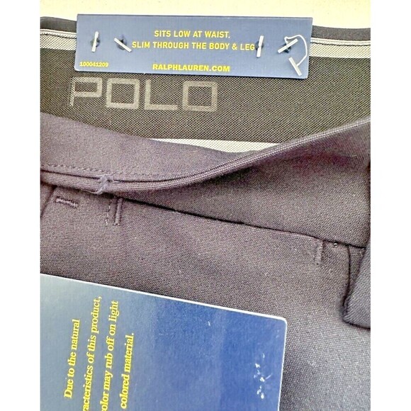 Polo Ralph Lauren Mens 7-Inch Slim Fit Dobby Shorts Collection Navy Size 30 - Picture 8 of 12